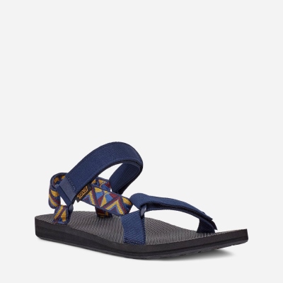 Teva Original Universal - Men's Teva Hiking Sandals - Navy Multicolor | India (ZCSR61095)